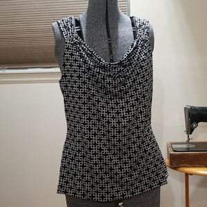 White House Black Market Jersey Knit Tank, Size L